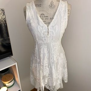 White Free People Lace Dress